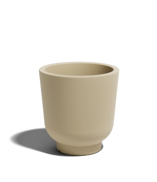 beżowa donica tarasowa Stevio 36